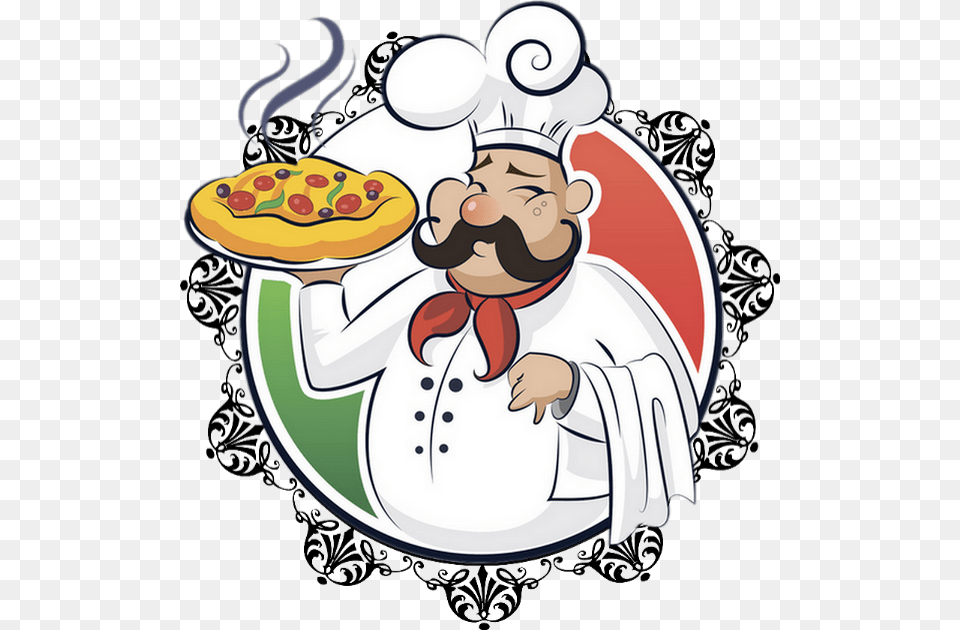Pizza Italie Dessin Clipart Chef, Face, Head, Person, Baby Png Image