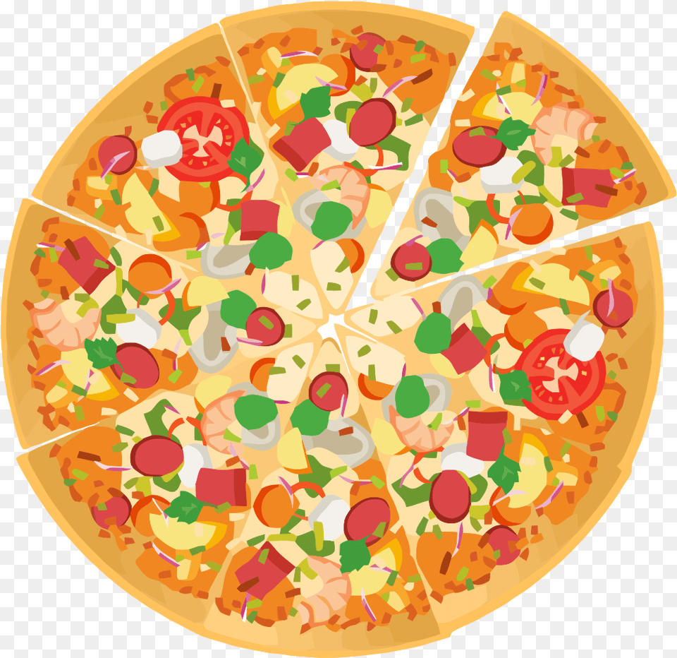 Pizza Junk Food, Birthday Cake, Cake, Cream, Dessert Free Png Download