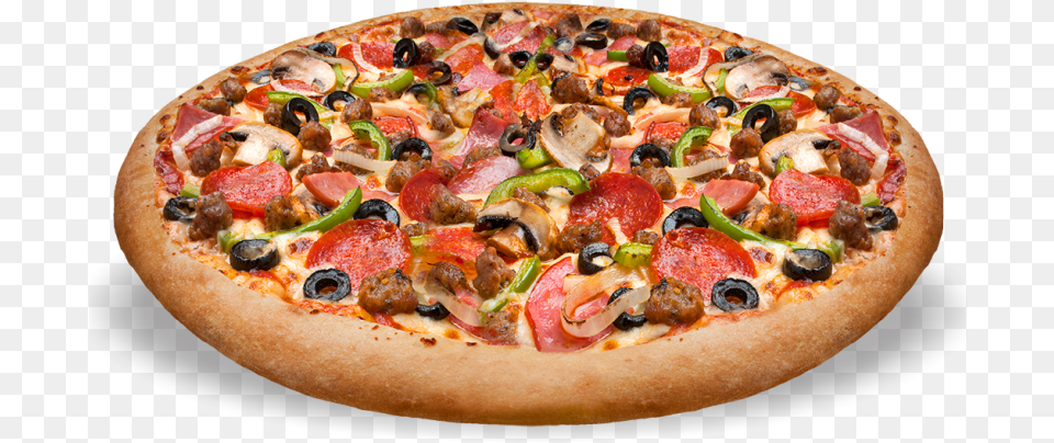 Pizza Loca Supreme, Food, Food Presentation Free Transparent Png