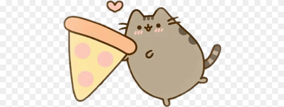 Pizza Love Pusheen Cat Kitten Aesthetic, Applique, Pattern, Smoke Pipe Free Transparent Png