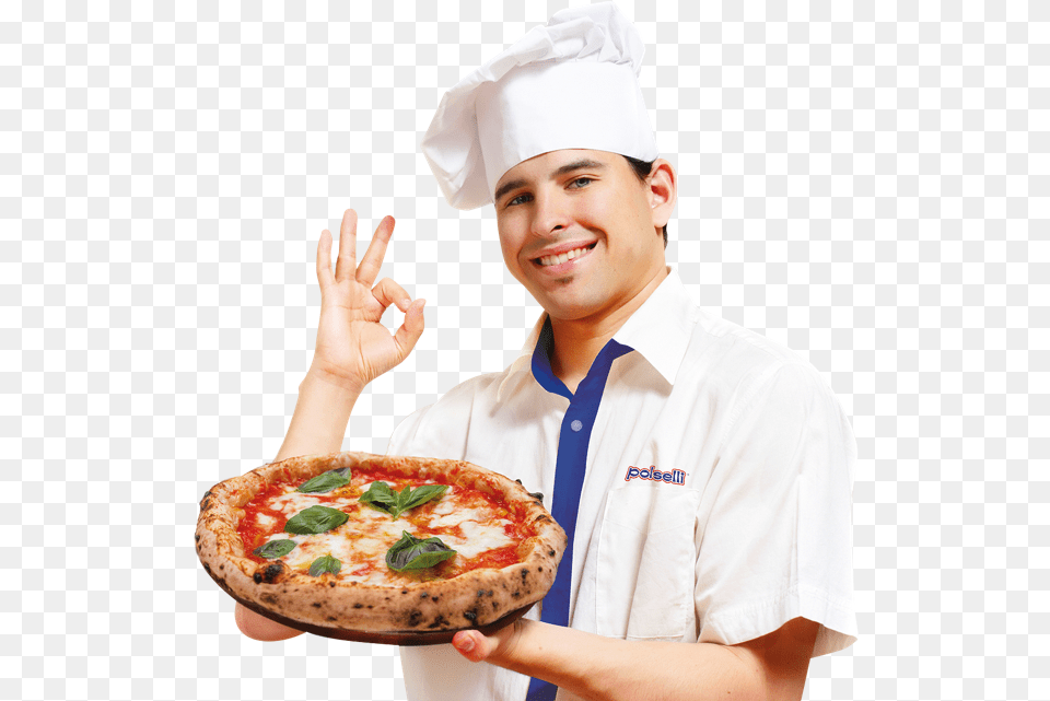 Pizza Margherita Napoletana Ricetta, Food Presentation, Food, Man, Male Free Png