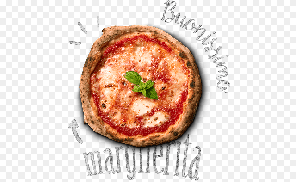 Pizza Margherita Pizza And Red Wine, Food, Advertisement Png Image