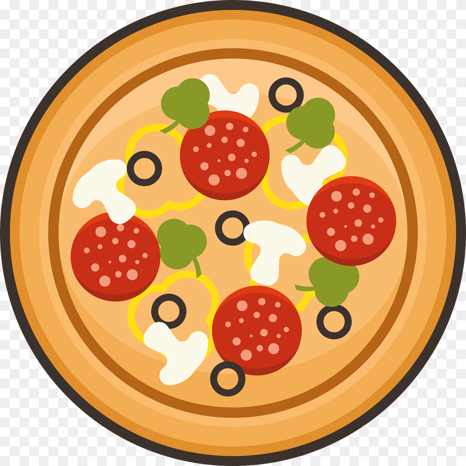 Pizza Meal Clipart, Food, Food Presentation, Dish, Disk Free Png Download