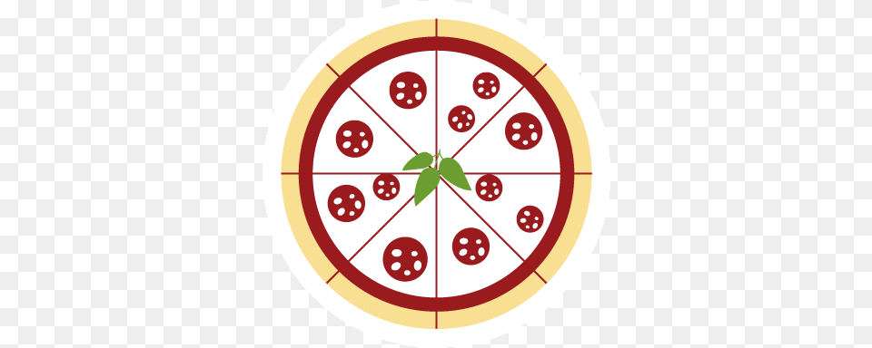 Pizza Party Icon Flat Pizza Icon, Leaf, Plant, Disk, Food Free Png Download
