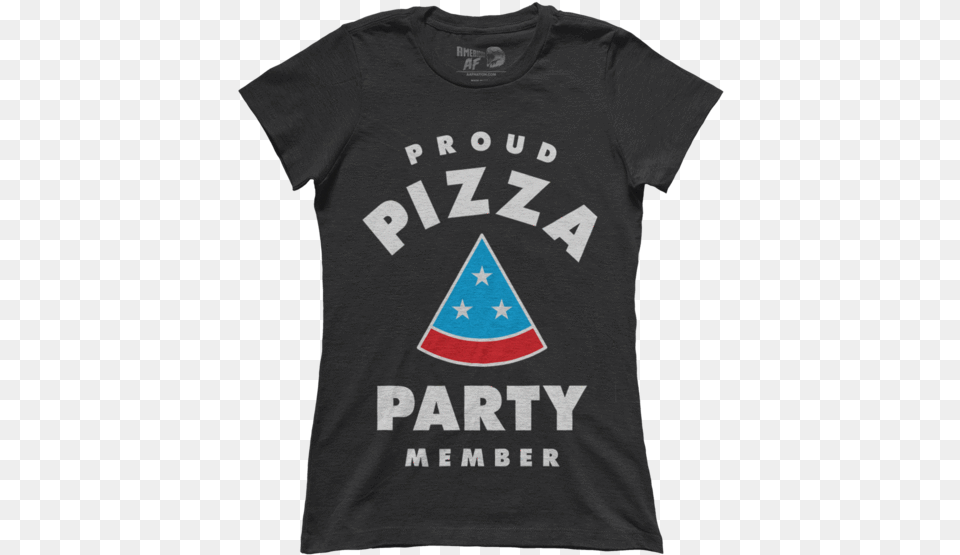 Pizza Party If This Flag Offends Ladies Ct2 Premium Ladies, Clothing, T-shirt, Triangle, Shirt Free Png