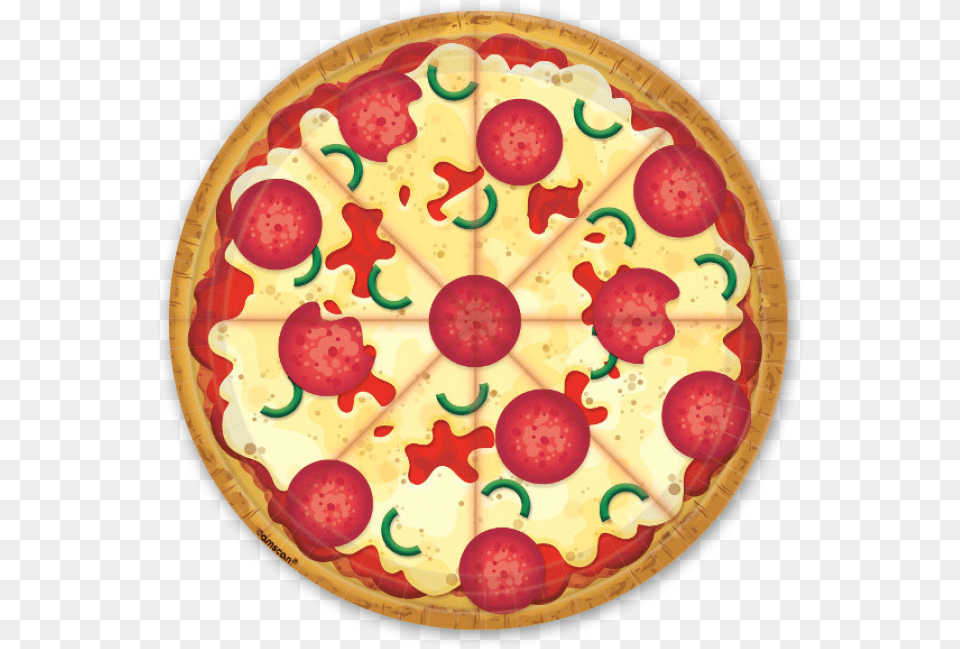 Pizza Party Tableware Pizza Day Decoration, Birthday Cake, Cake, Cream, Dessert Png