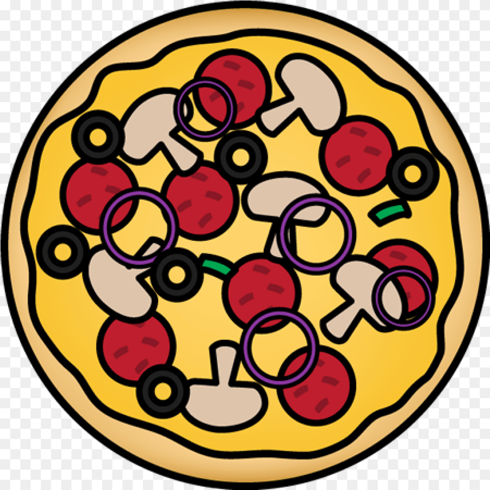 Pizza Pie Clipart Clip Art Circles And Sphere Kids, Food, Dynamite, Weapon Free Png