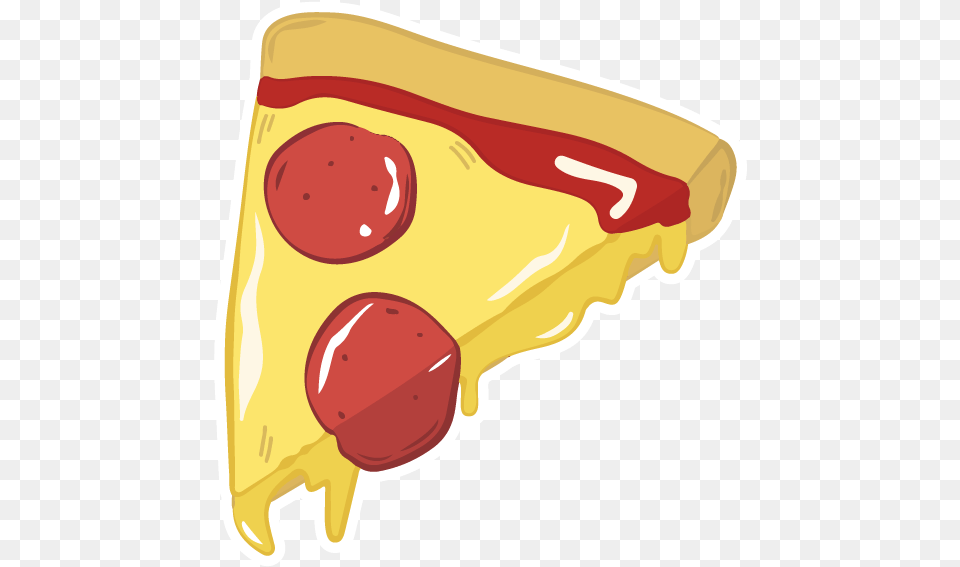 Pizza Pin Cartoon, Bread, Food, Toast, Animal Free Png Download