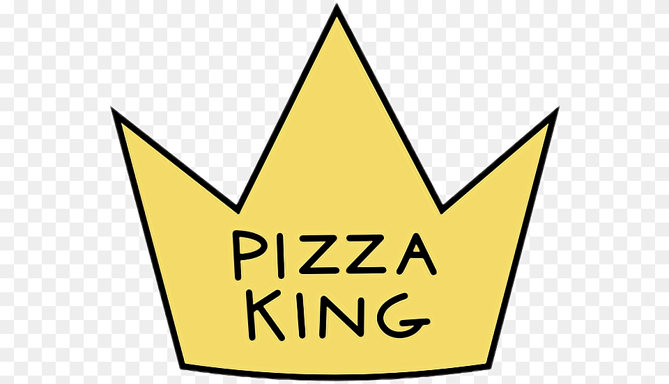 Pizza Pizzaking King Crown Tumblr Myedit Givecred, Accessories, Logo, Jewelry, Symbol Png Image
