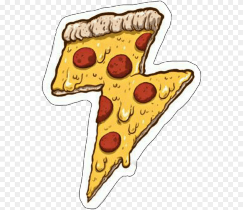 Pizza Rayo Sticker Cheesy Pizza Illustration, Bread, Food, Sweets, Snack Png