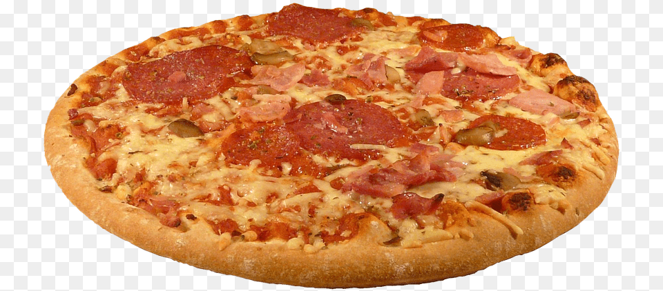 Pizza Salami Italian Isolated Pizza Or Chicken Tenders, Food Png Image