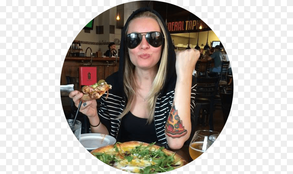 Pizza Side Dish, Accessories, Person, Head, Glasses Free Png