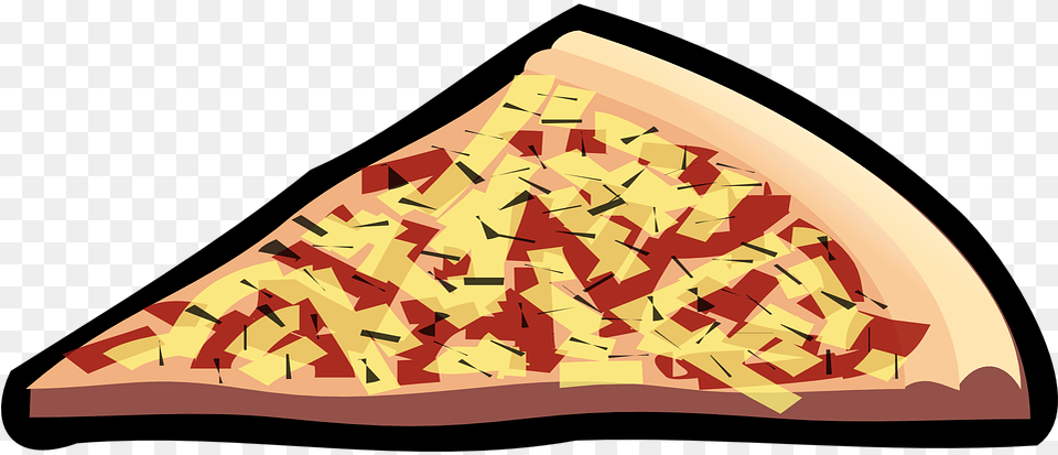 Pizza Slice Clipart Clip Art Pizza Slice, Food, Triangle, Weapon Free Transparent Png