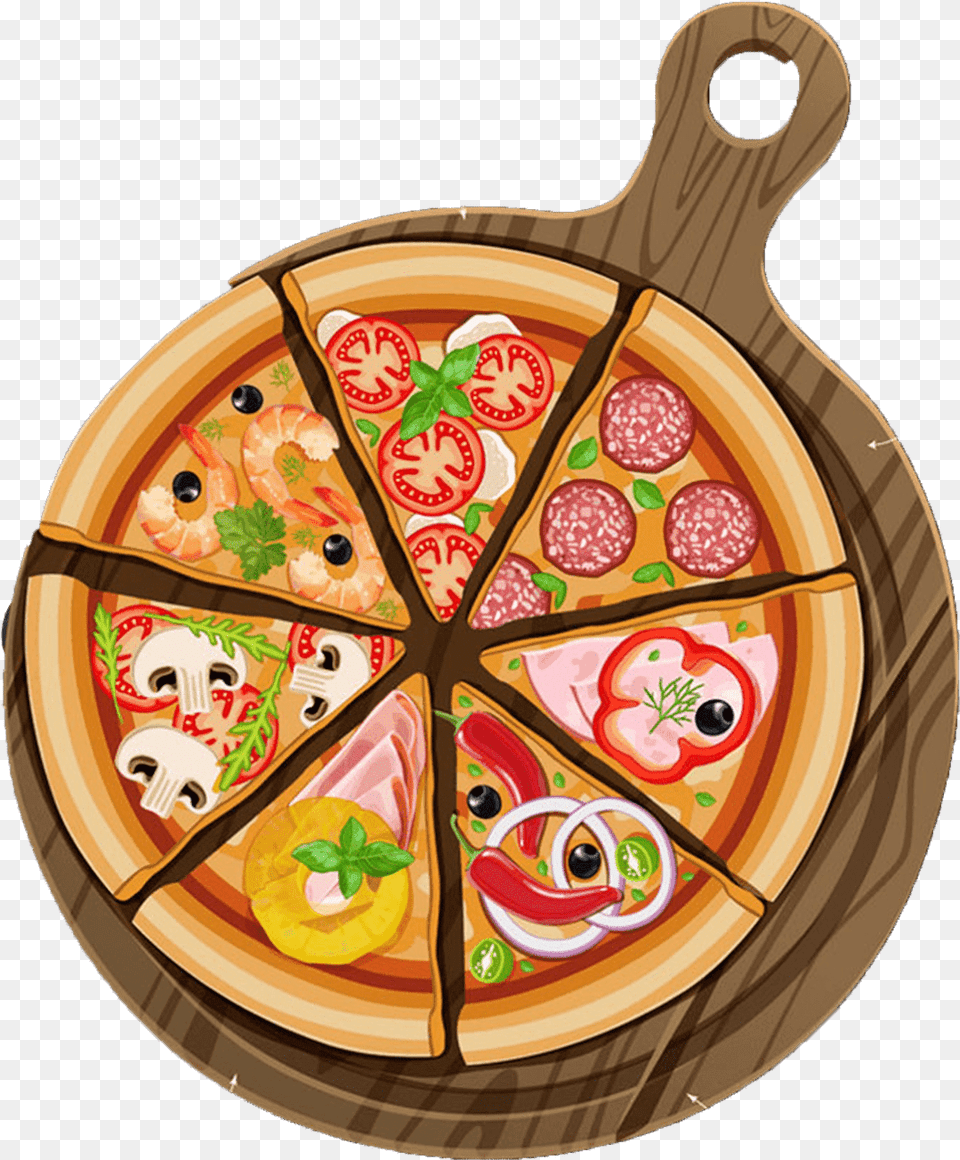 Pizza Slice Clipart Pizza Slices Clipart Pizza Clip Art Pizza Slice, Dish, Food, Meal, Platter Free Transparent Png