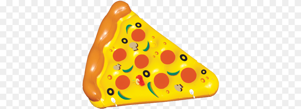 Pizza Slice Float Pioneer Family Pools Balloon, Triangle, Food, Sweets Png Image