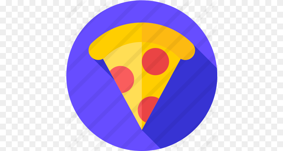 Pizza Slice Food Icons Circle, Balloon, Disk Free Png Download