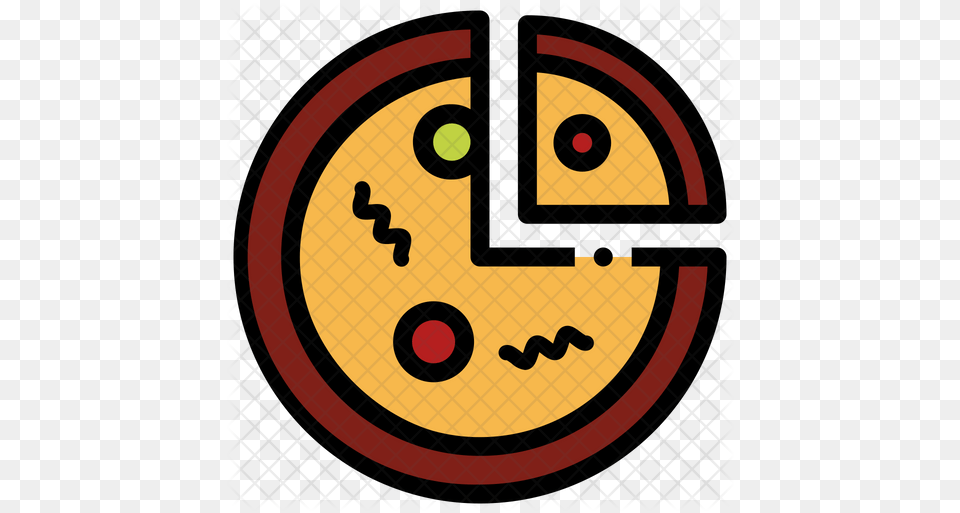 Pizza Slice Icon Dot Png Image