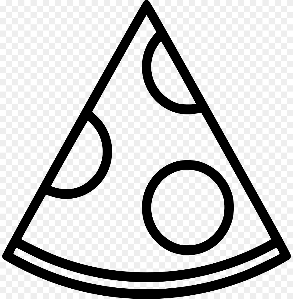 Pizza Slice Icon Download, Triangle Png