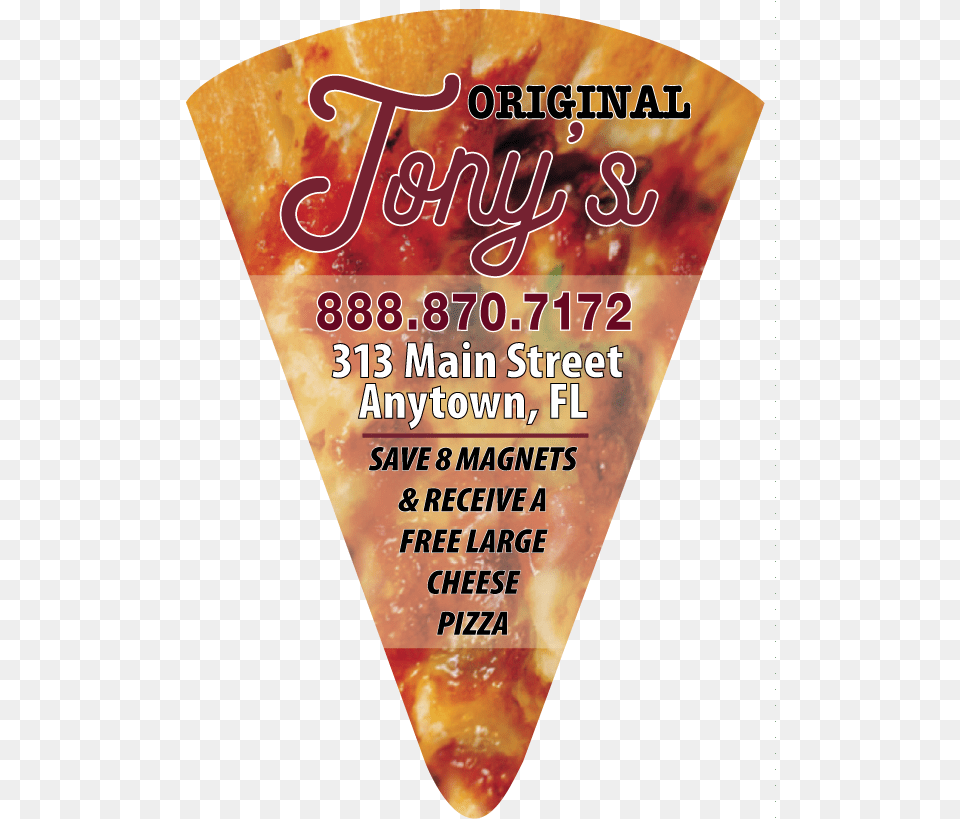 Pizza Slice Shape Magnet Poster, Advertisement, Guitar, Musical Instrument, Plectrum Free Transparent Png