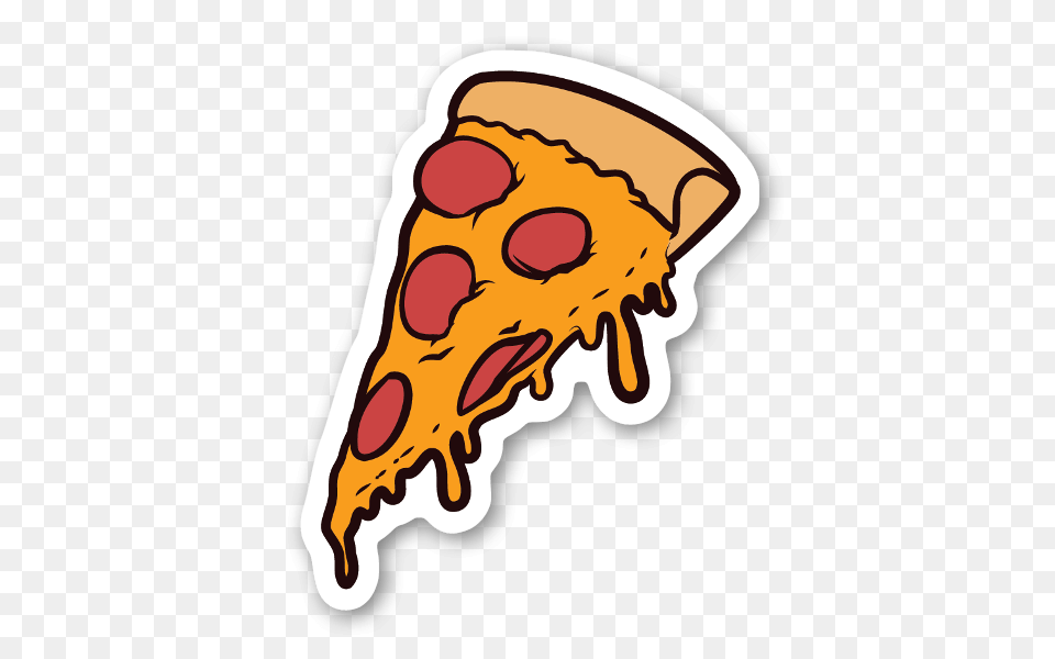 Pizza Slice Sticker Prints In Stickers, Food, Animal, Canine, Dog Free Png