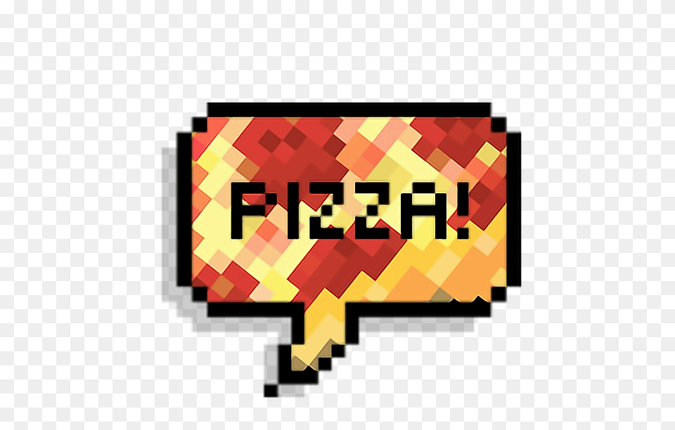 Pizza Sticker Tumblr Pixel, Art, Graphics Png