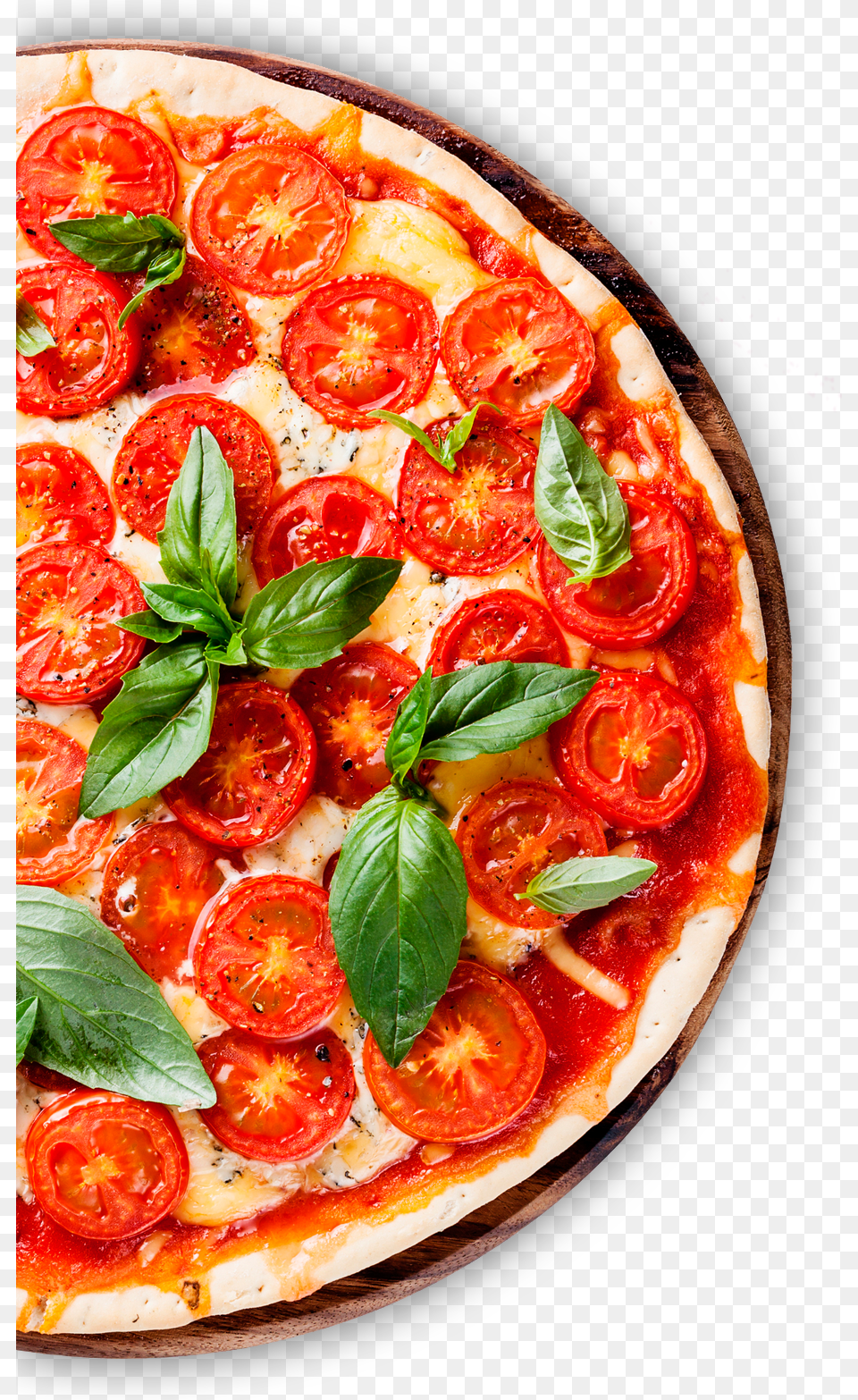 Pizza Top View, Food, Food Presentation Png Image