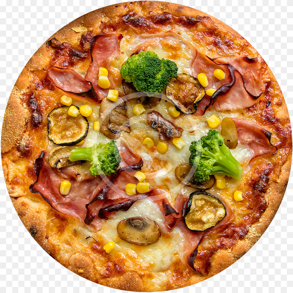 Pizza Top View, Food Free Transparent Png