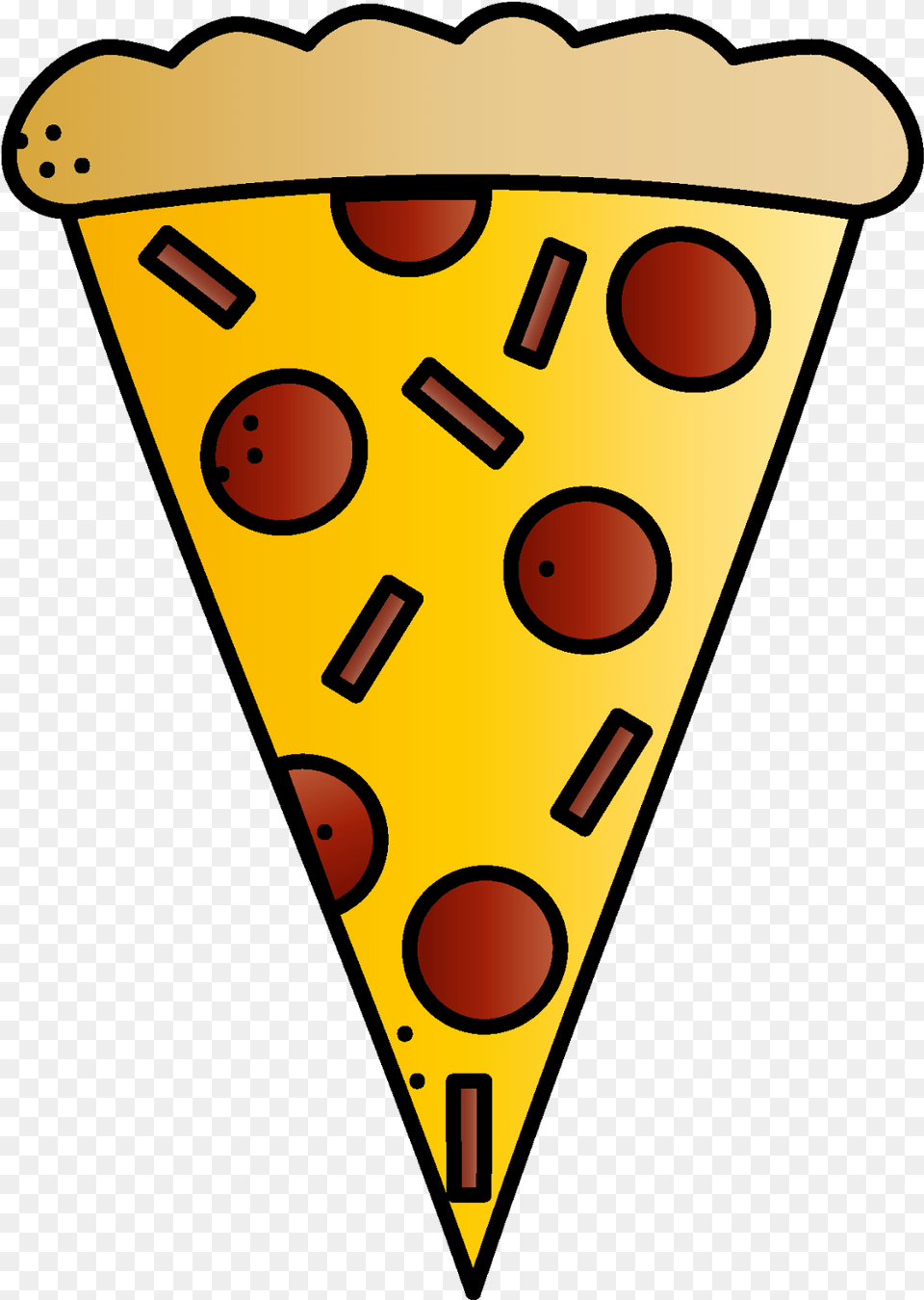 Pizza Triangle Clipart Triangle Pizza Slice Clipart, Cone, Person Free Png