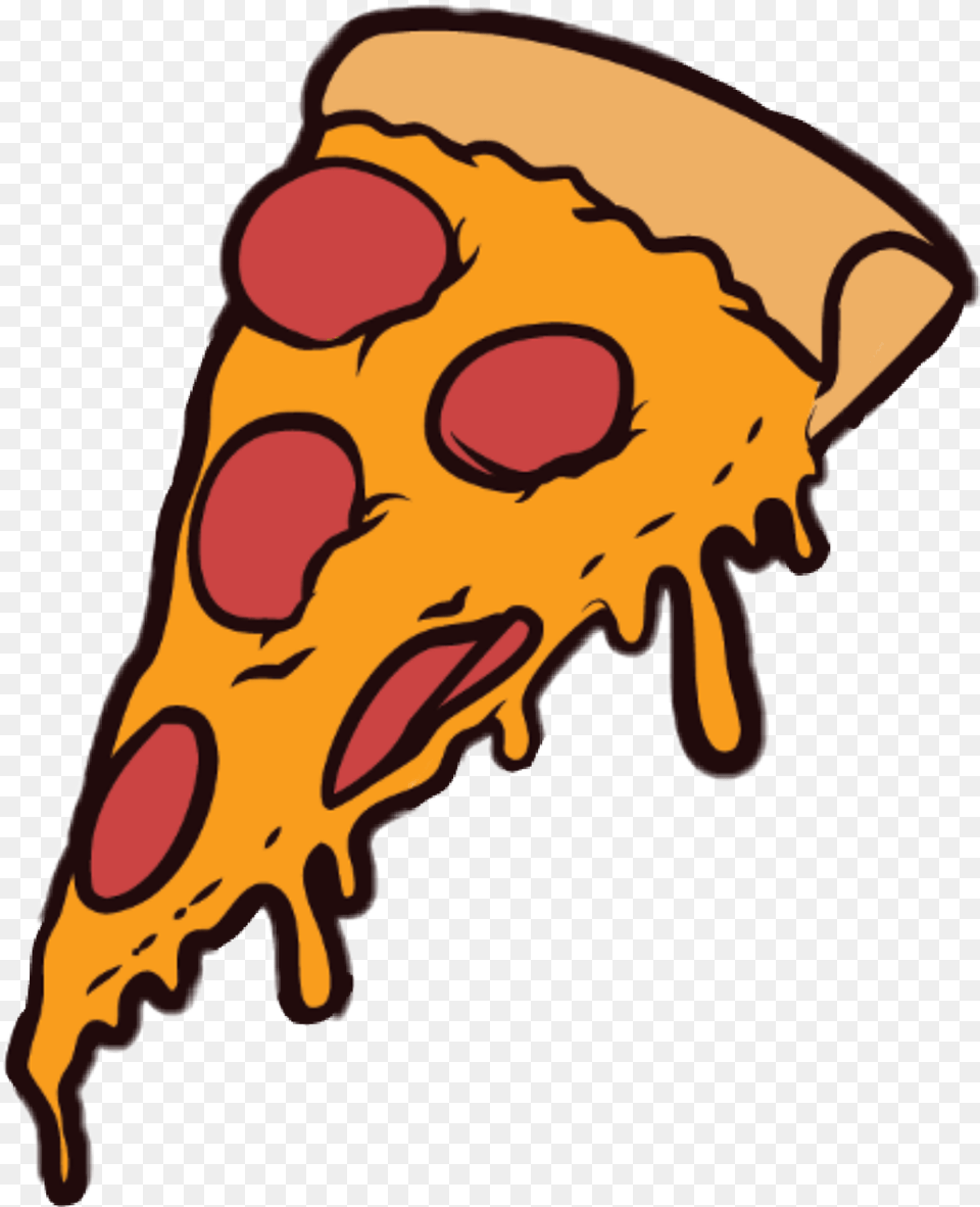 Pizza Tumblr Pizza Cartoon Transparent Background, Baby, Person, Food Free Png Download