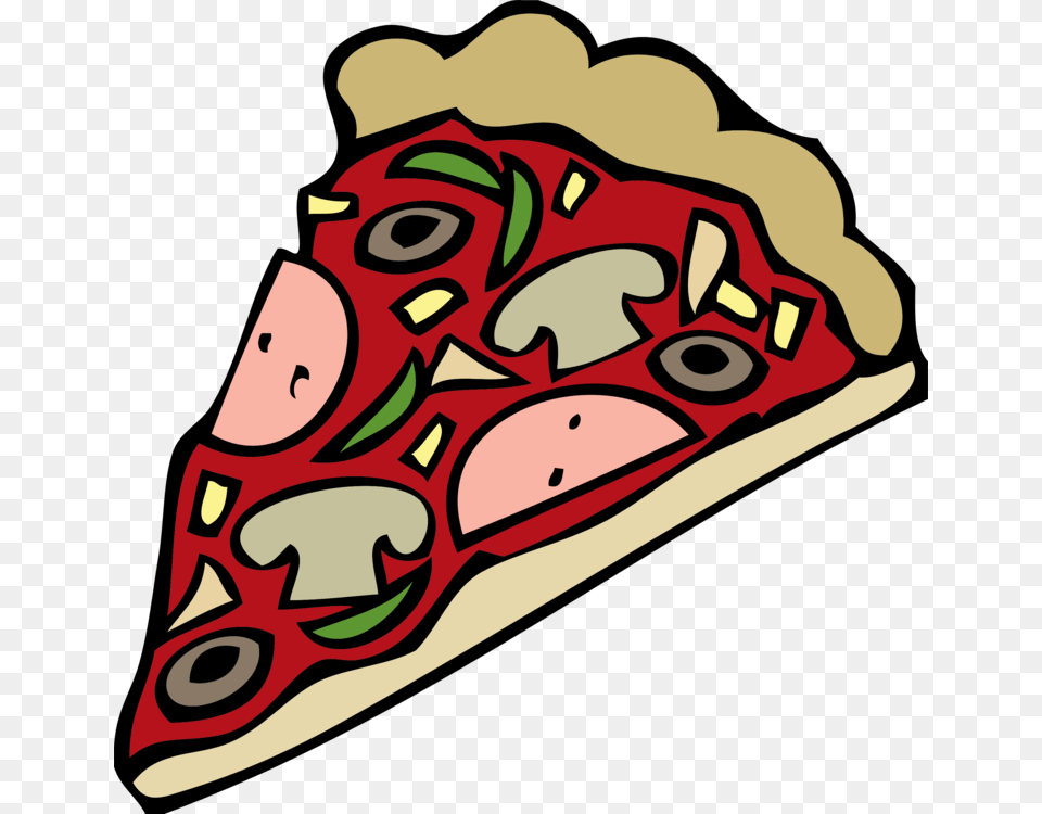 Pizza Vegetarian Cuisine Italian Cuisine Cartoon Pepperoni, Food, Meal, Dish, Taco Free Transparent Png