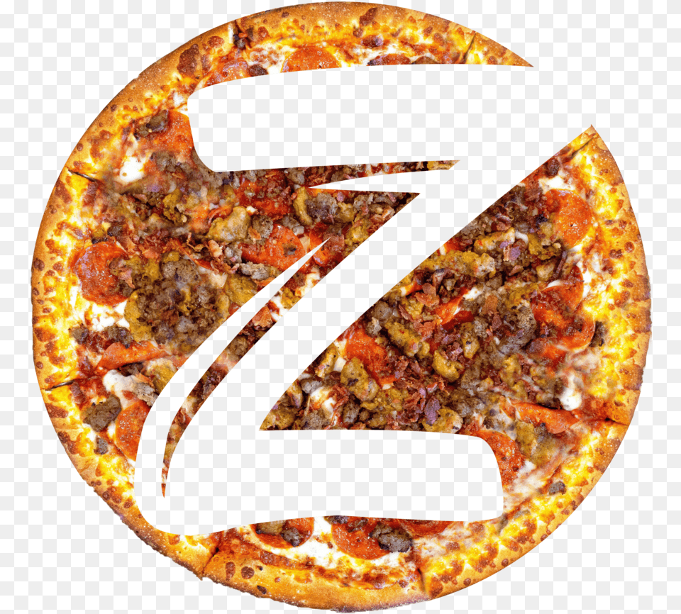 Pizza With Zoners Z, Food, Text Free Png Download