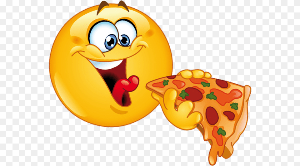 Pizzaria Take Out Ham Food Pizza Eating Emoji, Snack Free Png Download