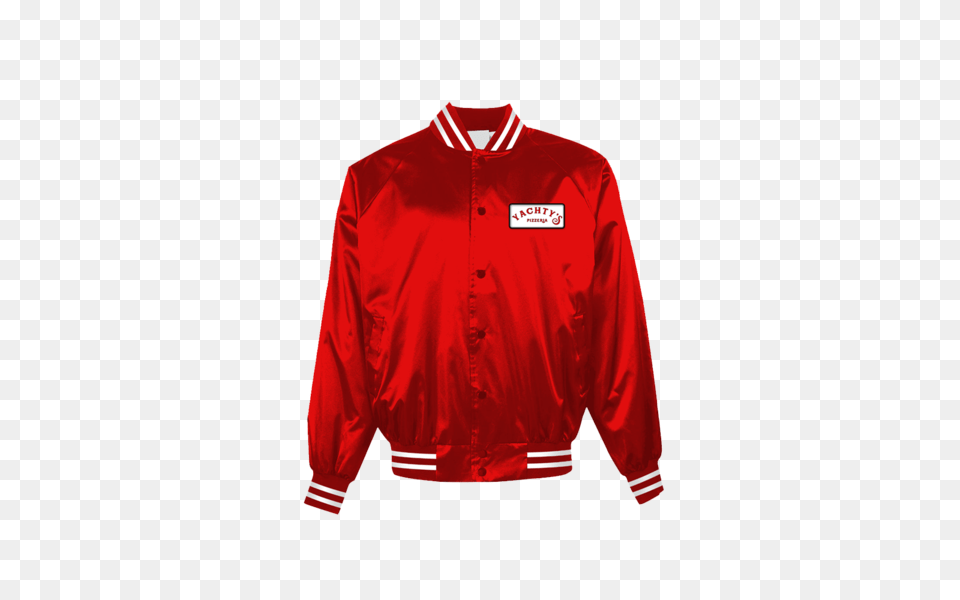 Pizzeria Satin Red Jacket Lil Yachty Store, Clothing, Coat, Shirt, Blouse Png