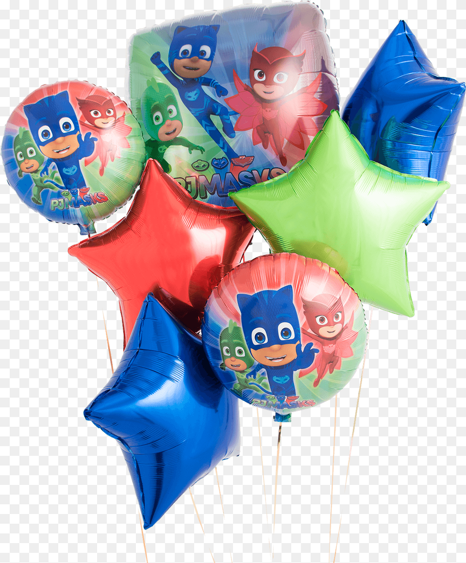 Pj Mask Balloons, Balloon, Baby, Person, Face Png
