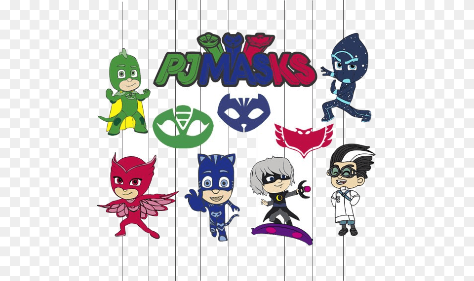 Pj Mask Clipart Transparent Cartoon, Publication, Book, Comics, Baby Free Png Download