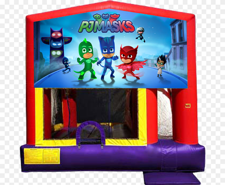 Pj Masks Bounce House, Inflatable, Baby, Person, Indoors Free Png
