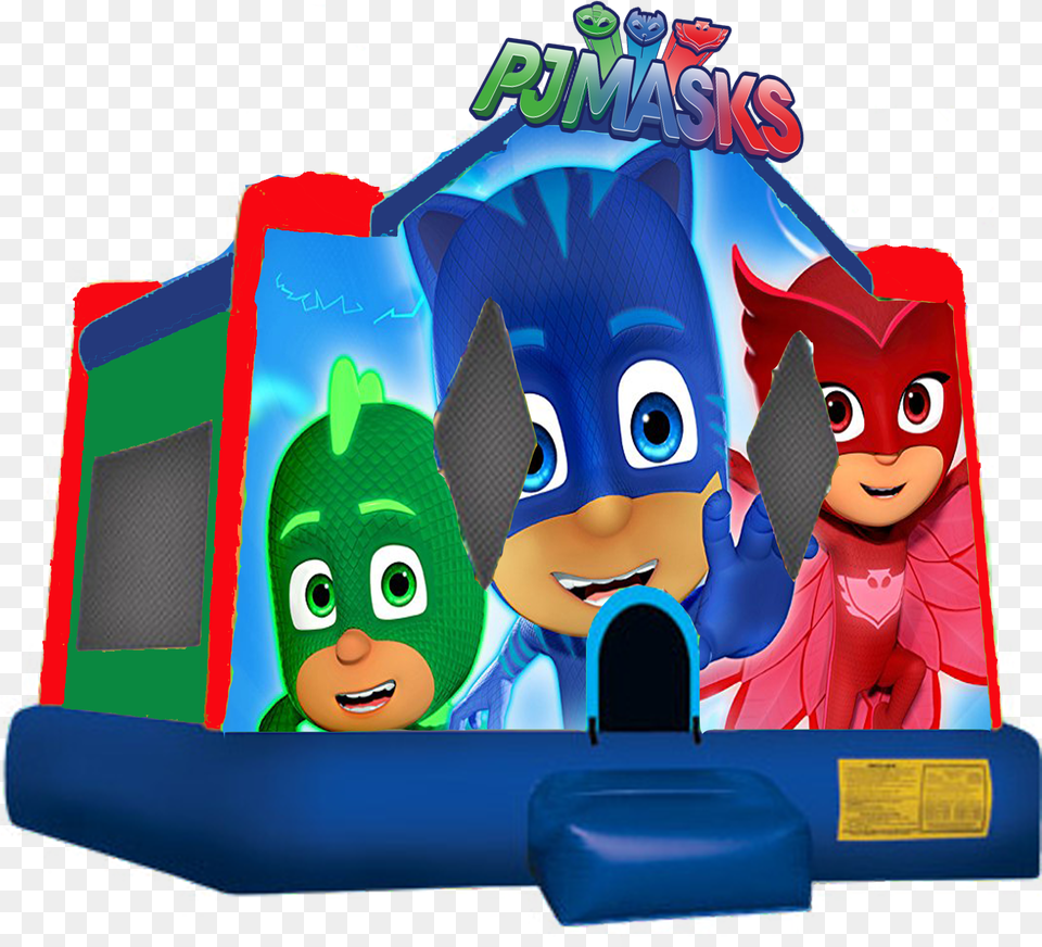 Pj Masks Bounce House Rental, Inflatable, Baby, Person, Face Png