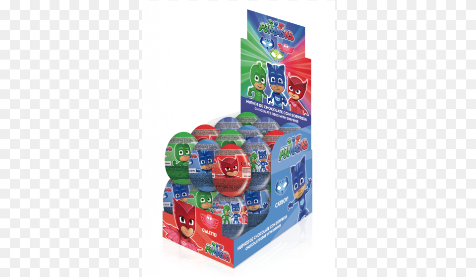 Pj Masks Chocolate Eggs Huevos Chocolate Pj Masks, Baby, Person, Face, Head Png