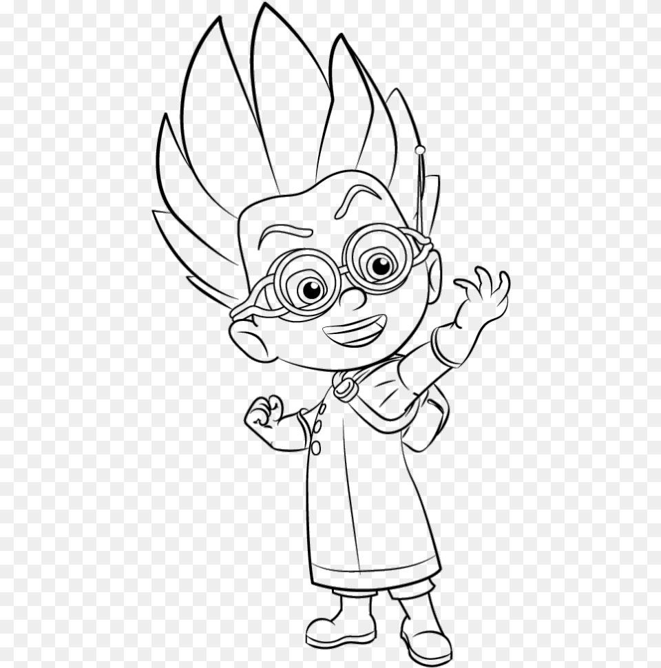 Pj Masks Coloring Pages, Art, Drawing, Baby, Person Free Transparent Png