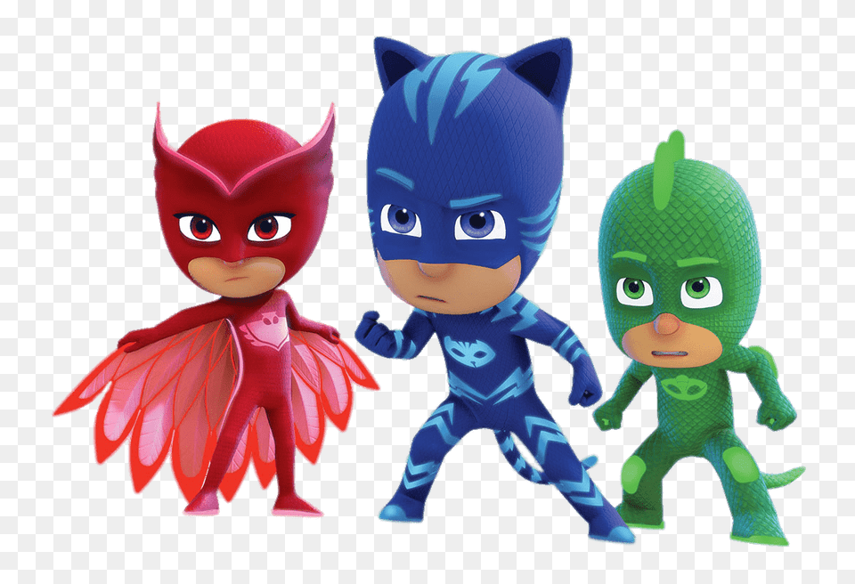 Pj Masks Determined Faces, Doll, Toy, Baby, Person Png