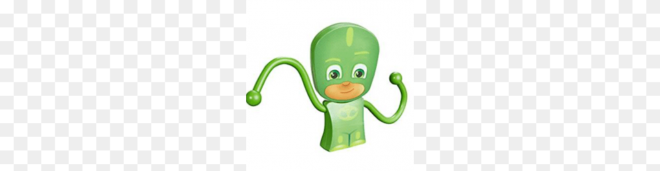Pj Masks Gekko Goglow Bendable Character Light, Alien, Smoke Pipe, Toy Png Image