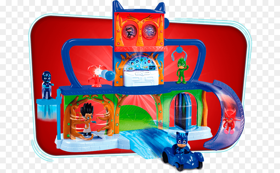 Pj Masks Headquarters Playset One Colour Download Playset, Person, Baby, Plastic Free Transparent Png