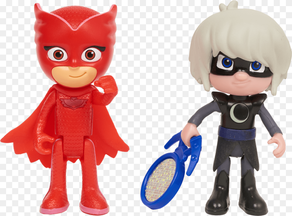 Pj Masks Light Up Figure Pack Owlette Large Owlette And Luna Girl Free Png Download