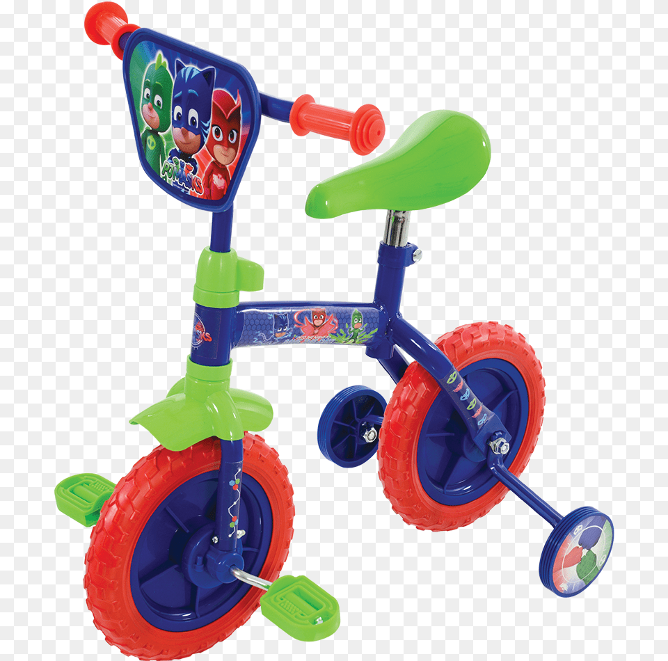 Pj Masks My First 2 In 1 Training Bike Bicycle, Machine, Transportation, Tricycle, Vehicle Free Png Download