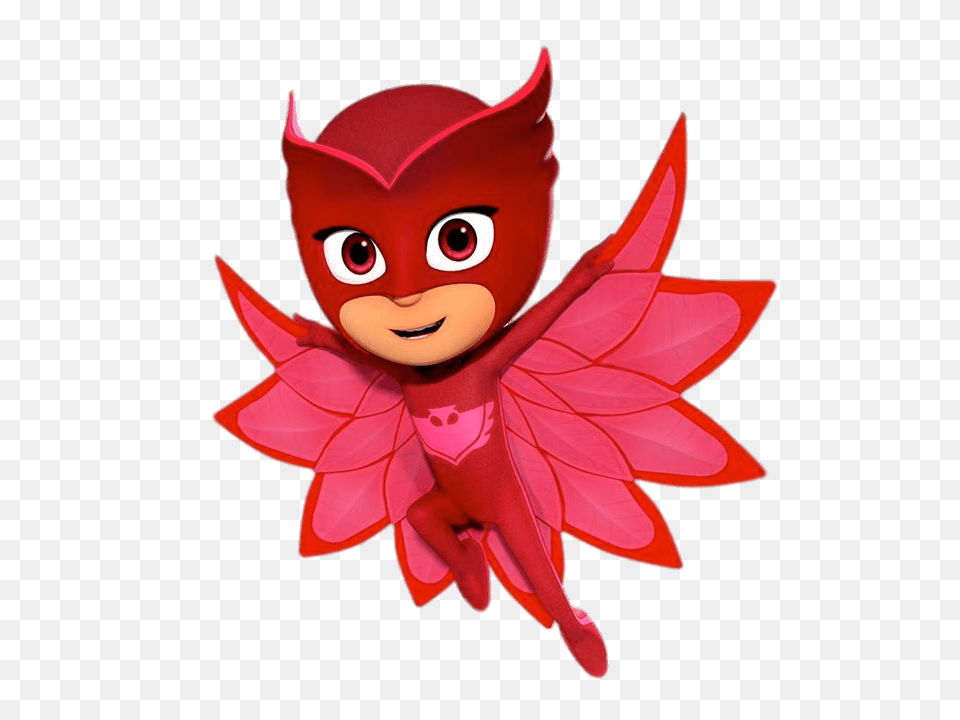 Pj Masks Owlette Flying Away, Toy, Face, Head, Person Free Transparent Png