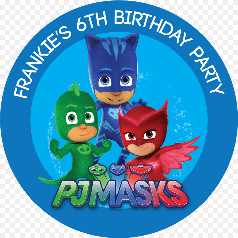 Pj Masks Party Box Stickers Pj Mask Thank You Cards, Baby, Person, Face, Head Png Image