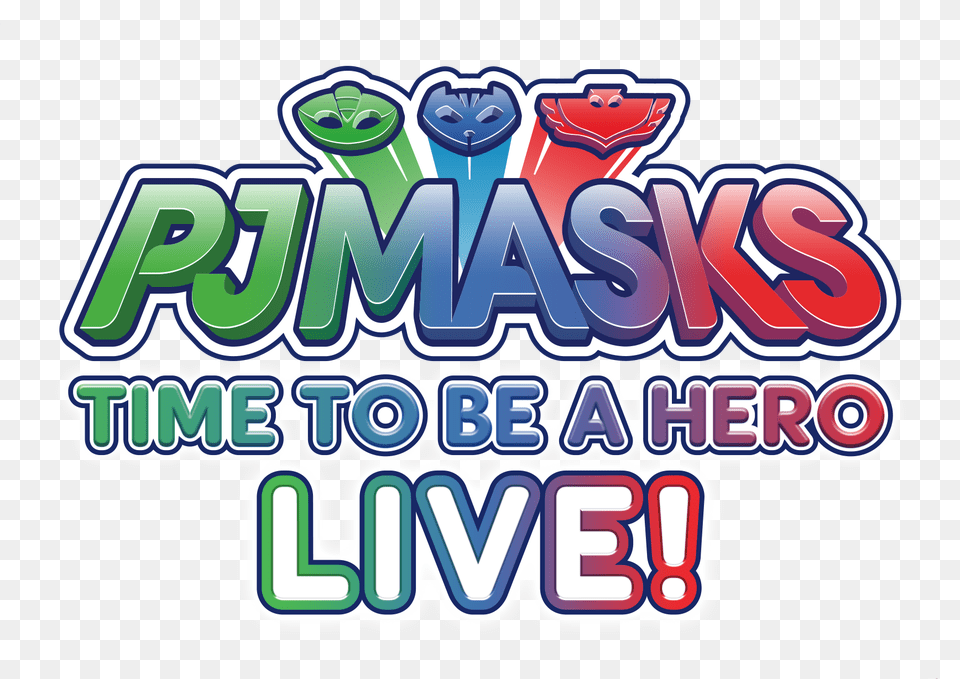 Pjmaskspresslogo Pj Masks Time To Be A Hero, Dynamite, Logo, Weapon Png Image