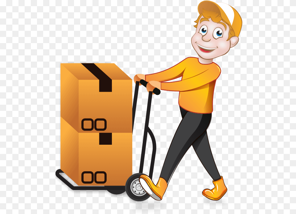Pk Cargo Delivery Cargo Delivery, Box, Adult, Person, Woman Free Transparent Png