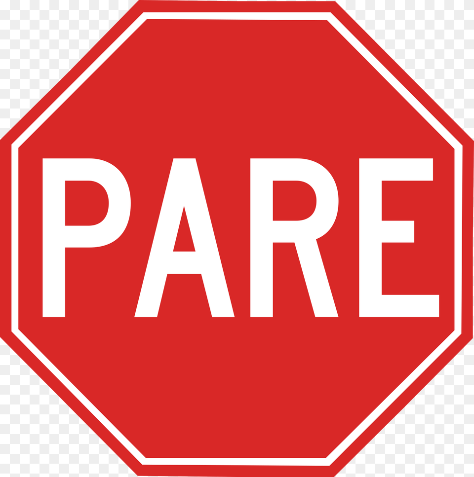 Placa De Para Parada Obrigatria Do Not Text And Drive, Road Sign, Sign, Symbol, First Aid Png