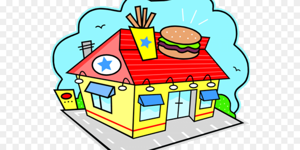 Place Clipart Restaurant Fast Food Restaurant Clipart, Architecture, Building, Countryside, Rural Png Image